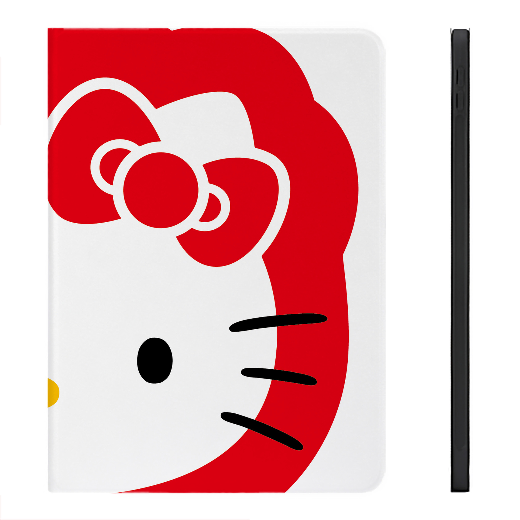 （画像用） Hello Kitty ハローキティ IPadケース ペンホルダー付き ブックスタイルデザイン